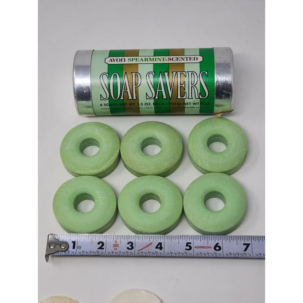 Vintage Avon Soap Savers Spearmint Scented And Golden Beauties‎ 3 Hostess Bars